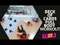 ♥️♣️ DECK OF CARDS 45 MINUTE WORKOUT ♦️♠️ YEZZA FITNESS
