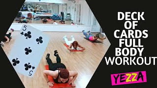 ♥️♣️ DECK OF CARDS 45 MINUTE WORKOUT ♦️♠️ YEZZA FITNESS