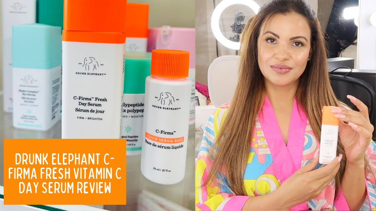 DRUNK ELEPHANT C FIRMA VITAMIN C DAY SERUM REVIEW YouTube