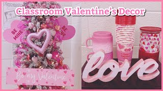 I Added Valentine’s Day Decor to my Classroom! 💕 2025 Valentine’s Day Tree