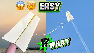 Easy! paper craft plane make shots trick!!!