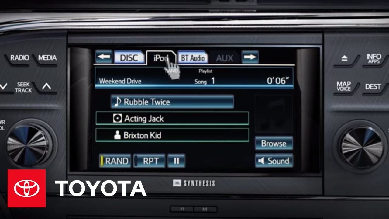 Toyota Corolla Owners Manual: Connecting a Bluetooth audio player Toyota Corolla Owners Manual: Connecting a Bluetooth audio player