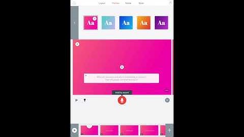 Adobe Spark Video for IPad