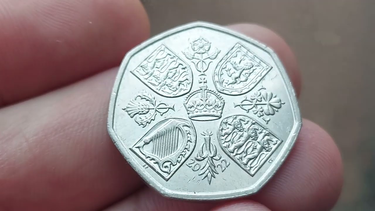 UK 2022 50 pence coin find CHECK YOUR CHANGE