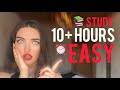 HOW TO STUDY ALL DAY WITHOUT BURNING OUT