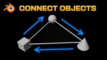 CONNECT Objects with LINES and animate them in Blender - Geometry Nodes