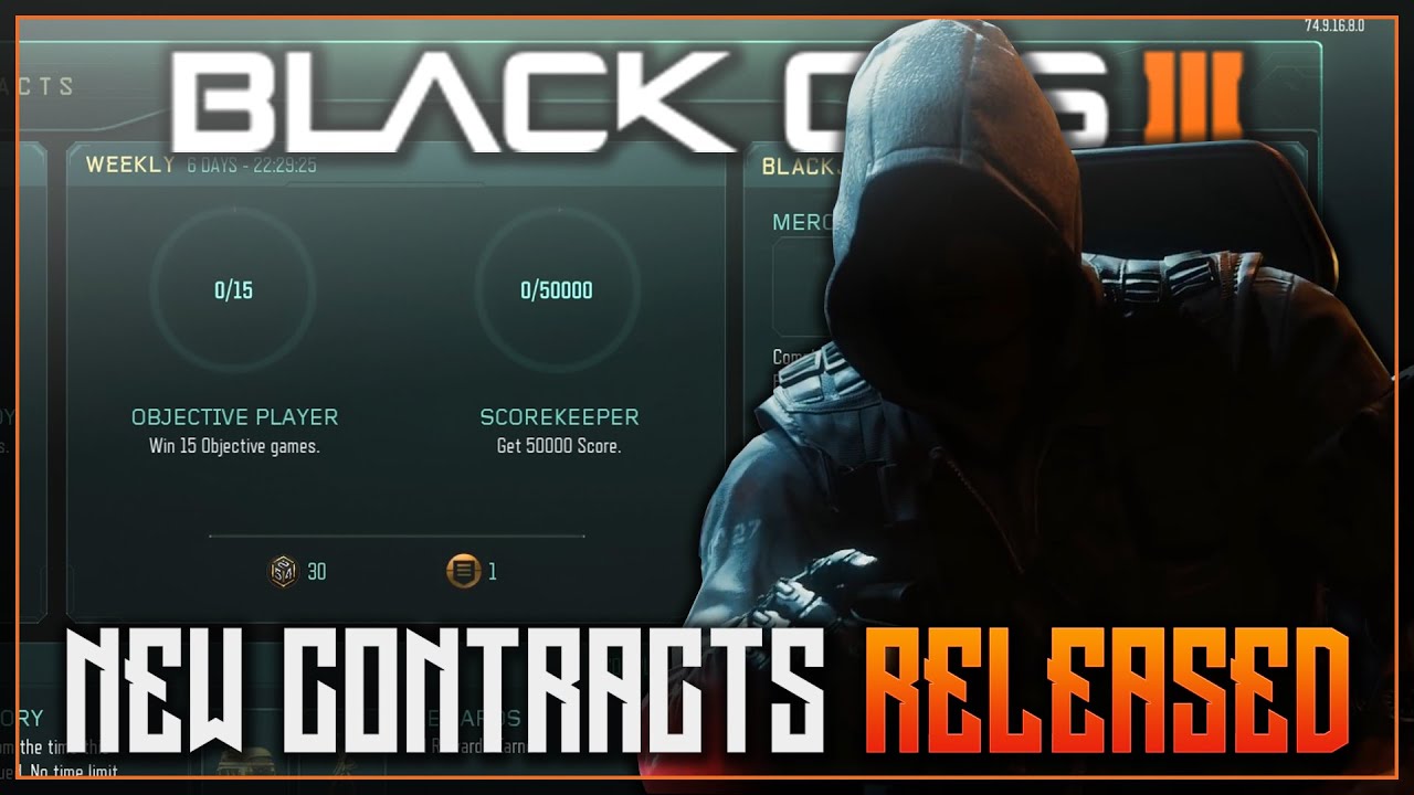 THIS WEEK'S BLACKJACK CONTRACT - A REPEATED CHALLENGE? - New Weekly Contracts Released - COD BO3