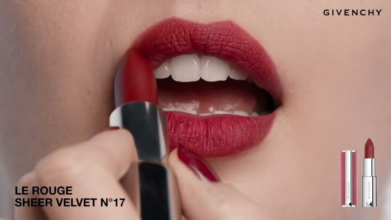 💄 Givenchy Le Rouge Sheer Velvet – Shade 17 Try-On | Luxe, Hydrated Matte Perfection ✨