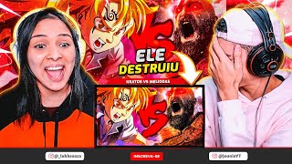 Kratos Vs Meliodas - Duelo De Ãs 7 Minutoz React Rapnerd