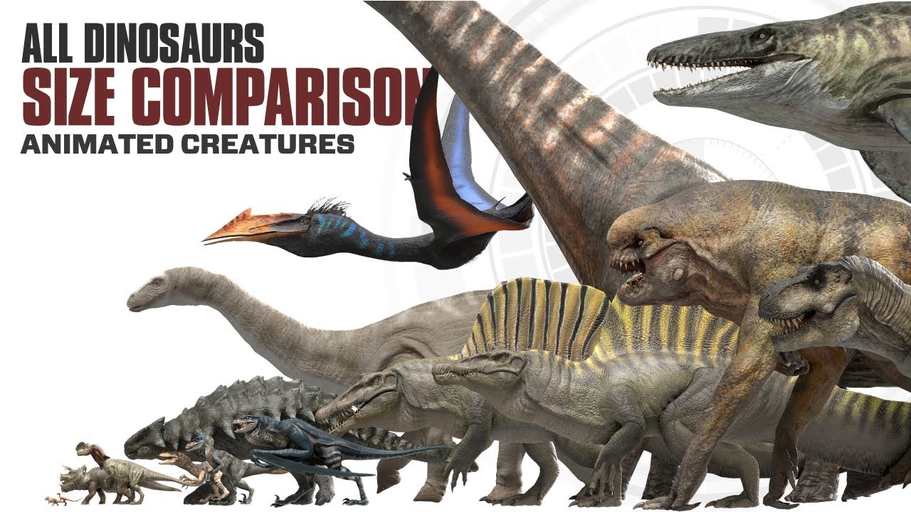 3D Dinosaur Size Comparison | Jurassic World Rebirth