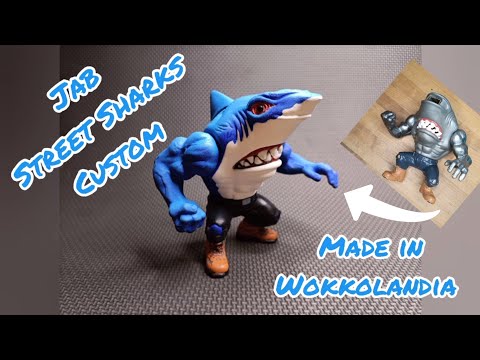 Street Sharks Jab Fixing And Custom figure 72 - YouTube