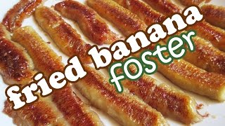 Pan Fried Banana Dessert - Fried Bananas Foster Recipe - Cooked Banana Recipes - HomeyCircle