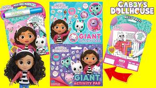 Gabby's Dollhouse Giant Activity Pad with Imagine Ink Compilation Video