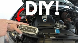 How To Charge A BMW Battery! CTEK 4.3! screenshot 5