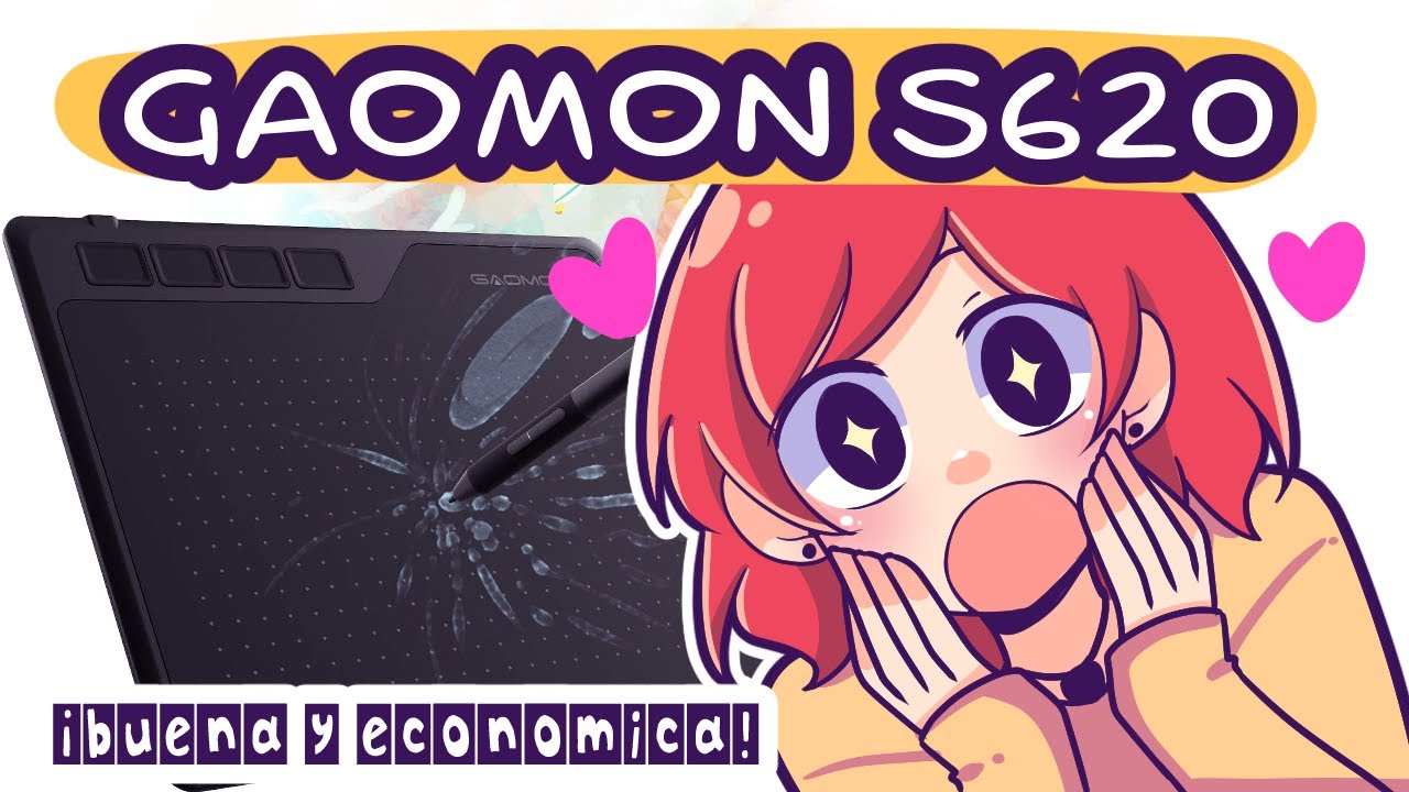 GAOMON S620 UNBOXING + REVIEW ¡DIBUJA DESDE EL CELU! ♡ YouTube