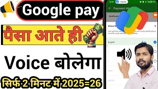 Google Pay Voice Notification Kaise Chalu Kare | How To Enable Google Pay Alert | Gpay Voice Alert