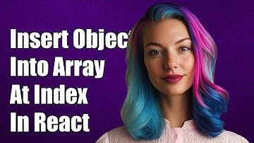 Hoe u een object op een specifieke index in een array invoegt in React