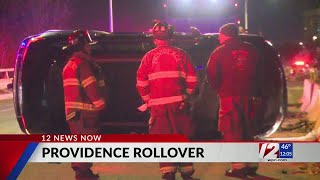 Crews respond to rollover in Providence