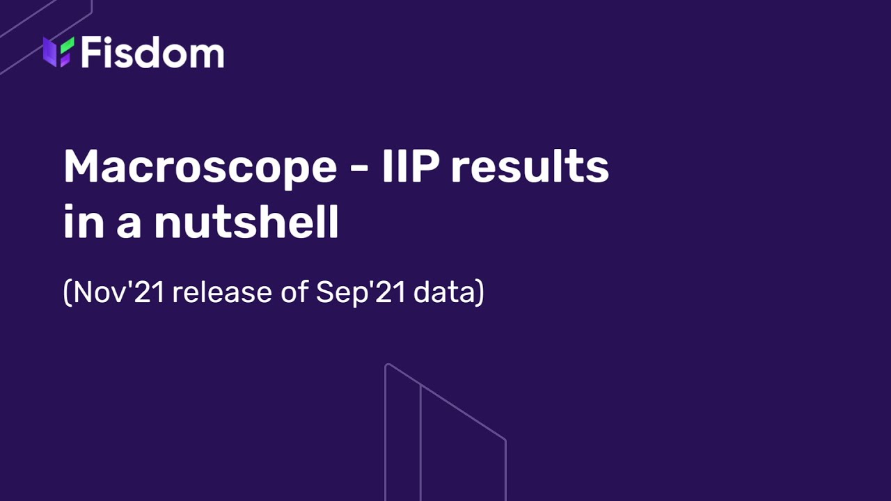 Macroscope: Index of Industrial Production (IIP) Nov'21 release of Sep'21 data explained