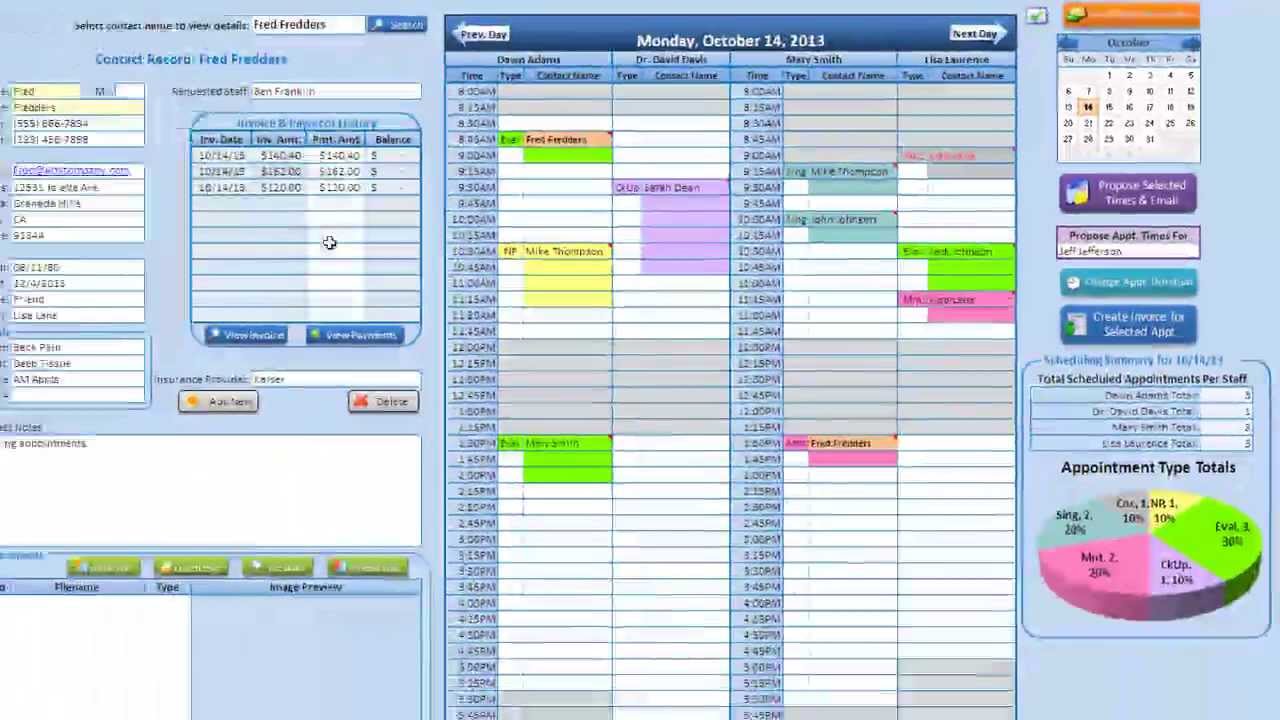 medical office appointment scheduling software surgeon