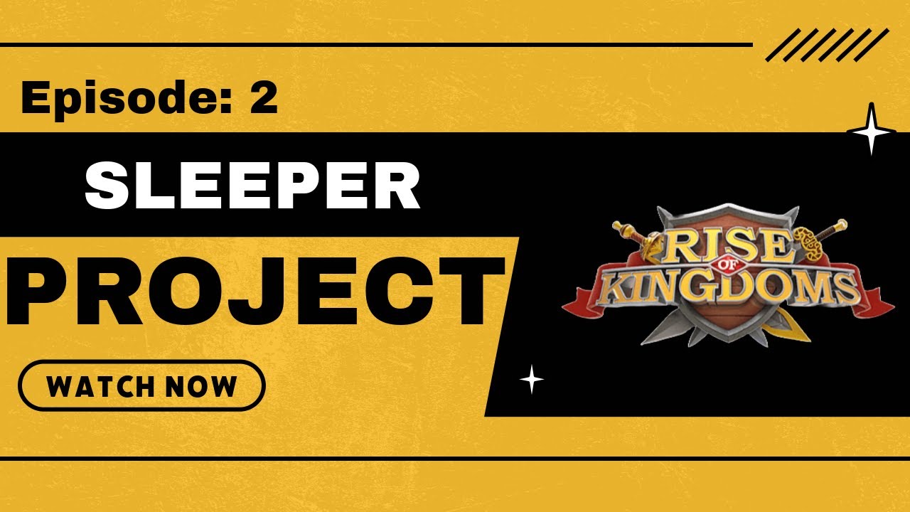 Rise of Kingdoms Sleeper Account Episode 2 Account and Kingdom 3498 Progress Review