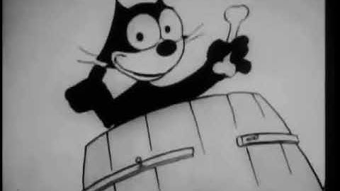 Felix Trifles with Time (1925) | Felix The Cat in the Stone Age