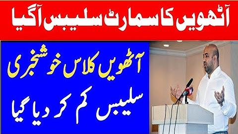 8th class smart syllabus 2026 |Free download smart syllabus for 8th grade |8th grade smart syllabus 