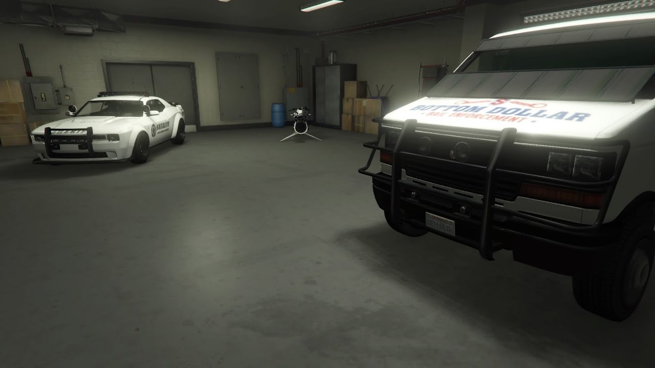 GTA Online garage tour part 28 (Bail Enforcement Office) - YouTube