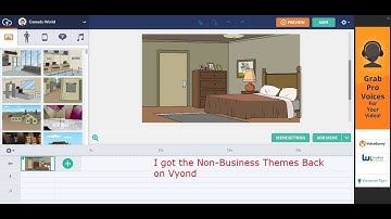 I got the Non Business Themes Back on Vyond (Original GA)