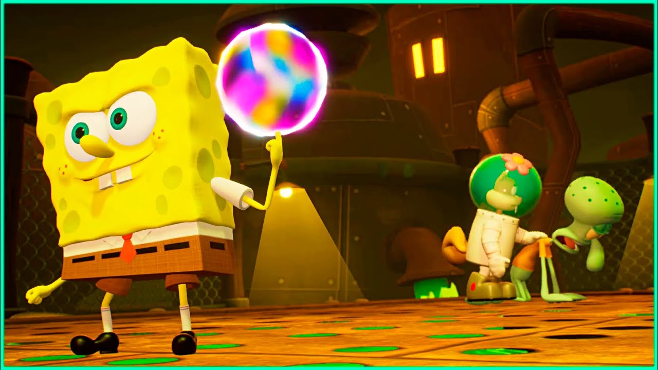 SpongeBob and Sandy Vs Robo Patrick | SpongeBob SquarePants Battle For Bikini Bottom Rehydrated Game