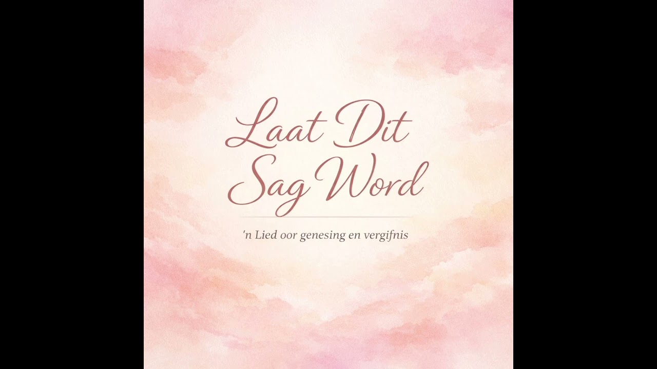 Laat dit sag word - Estia Riekert.  Musiek - Suno AI @AstraMusicaPublishers @NuweMusiek 