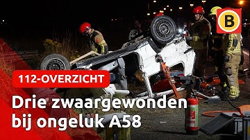 Man (38) knalt tegen andere auto aan | 112-overzicht