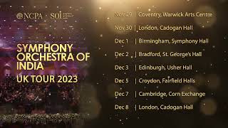 Symphony Orchestra of India UK Tour 2023 promo