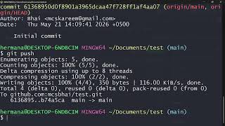 Git Github Basic Workflow