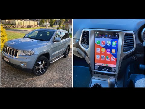2012 Jeep Grand Cherokee CarPlay headunit. - YouTube