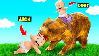 Bear Vs Baby Oggy And Jack In Who's Your Daddy | Rock Indian Gamer |