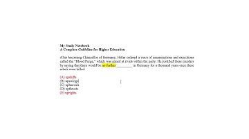 MSNB GRE Text Completion Verbal Reasoning 207