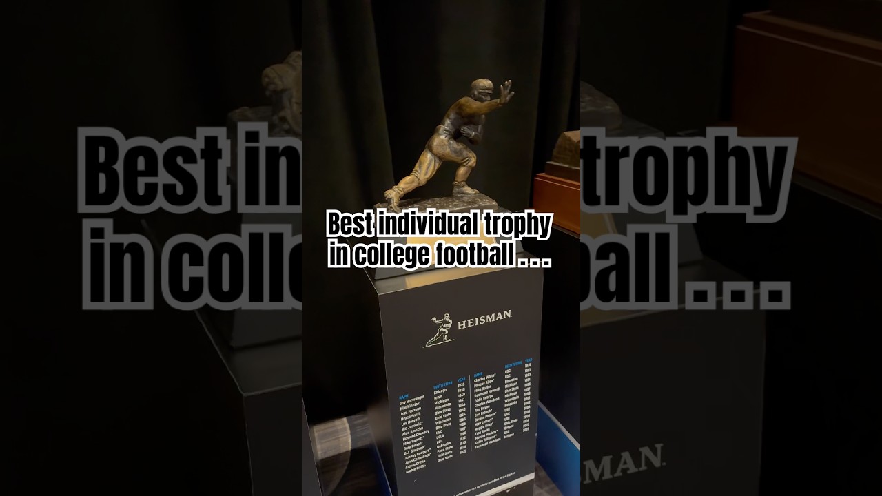 What’s the best individual trophy in college football and why is it the Burlsworth? #cfb