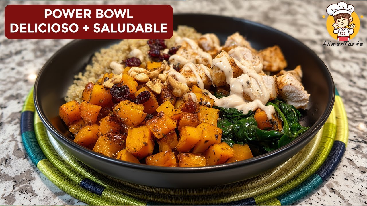 POWER BOWL Saludable: El almuerzo perfecto para llevar al trabajo (Quinua y Calabaza) 🥗