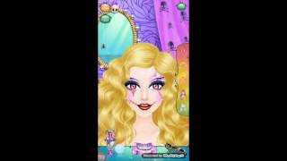 디즈니프린세스 소피아 할로윈 파티 메이크업 분장 살롱 게임 하다  공주학교 Princess Academy halloween party makeup salon game screenshot 5