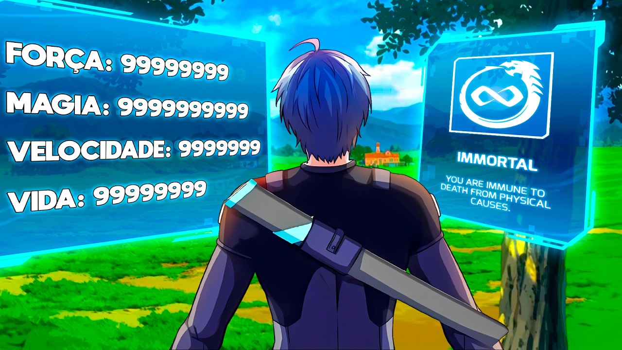 Ele renasce em um NOVO corpo, e ganha um sistema de jogo ao ganhar poder infinito.