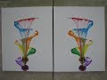 Making Mirror Images: Thread Painting for Kids Part - 1