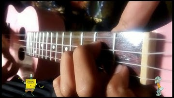 MELODI DJ SPONGEBOB - ukulele senar 4 cover by nabilfzni | melodi Spongebob grass skirt chase