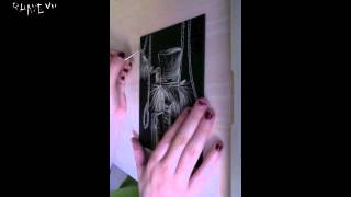 My First Attempt At Scratchboard Etching