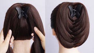 Get The Fancy Bun Look With These Simple Steps | Easy Hairstyles With Claw Clip