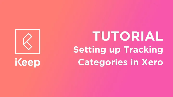 Using Reporting and Tracking Categories Instead of sub accounts in Xero