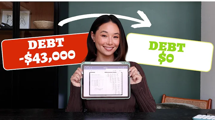 Paying off $43,000 of debt | snowball method step by step