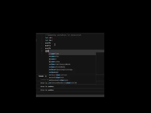 number Swapping in javascript