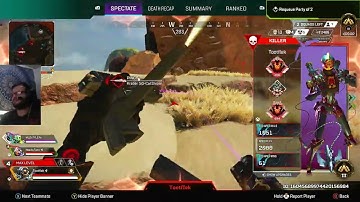 Spectating Pathfinder TootFlek the #predator In Gold Ranked Lobby!??