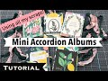Mini Accordion Album ❀ 🌿 Using my scraps!  | Rediscover Your Stash Series 2020